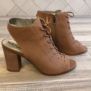 Sam Edelman open toe booties